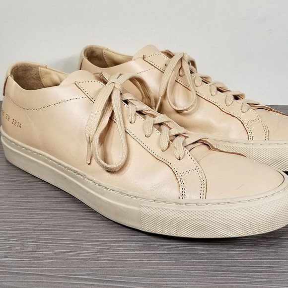 Common Projects Original Achilles Sneaker, Natural Leather, Womens Size 9 / 39 - Picture 2 of 12